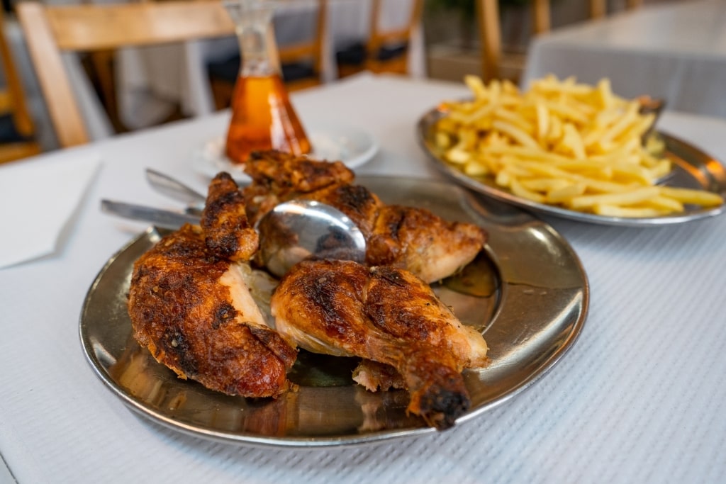 Plate of Frango assado