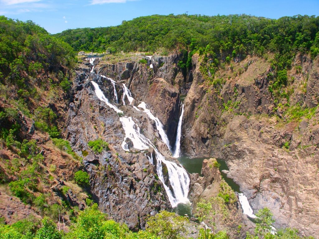 Landscape of Barron River in Cairns, Australia