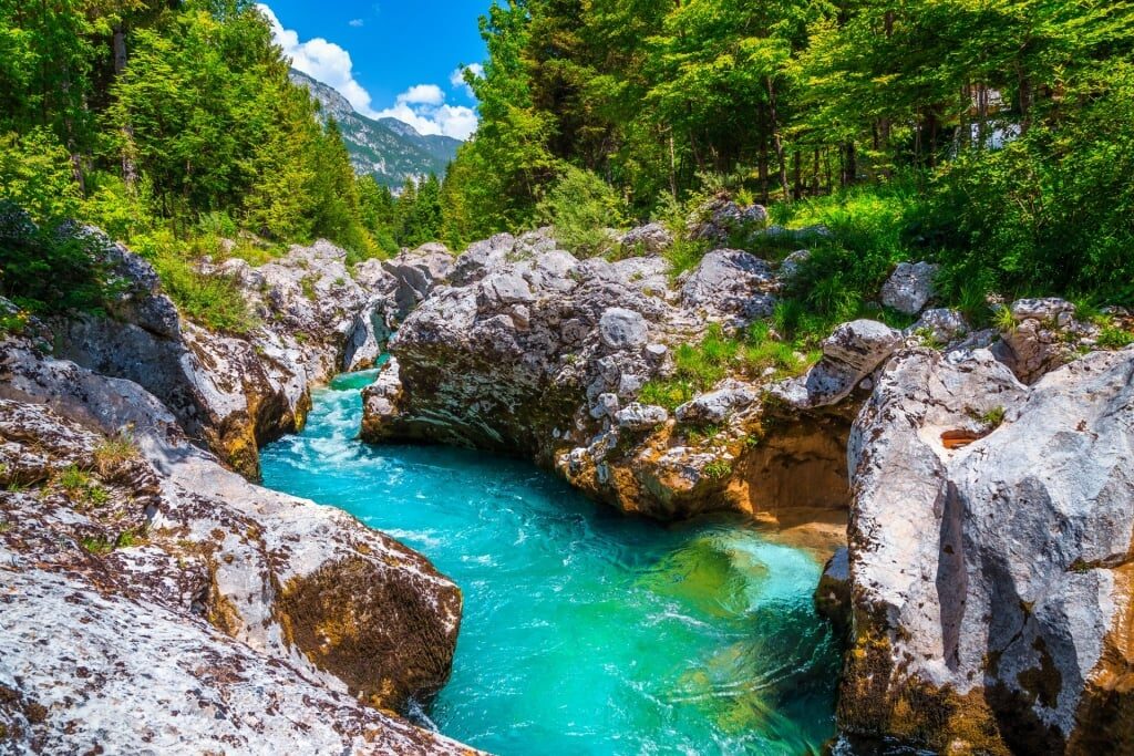 Soča River, near Koper, Slovenia