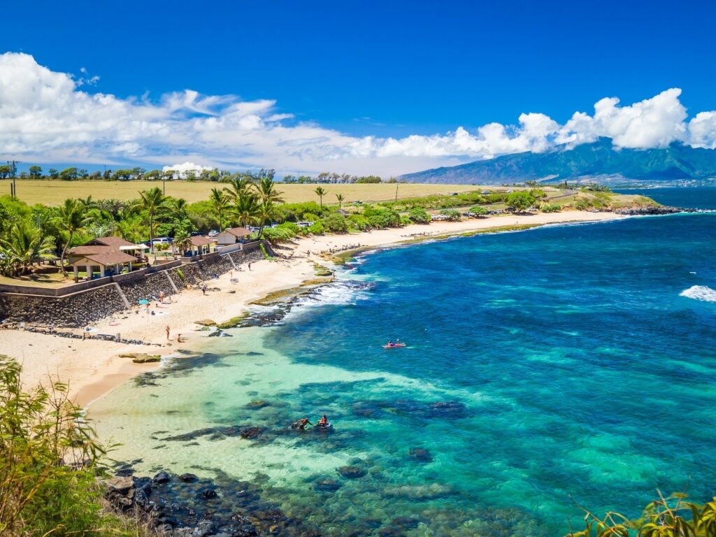 Clear water of Ho‘okipa Beach Park, Hawaii