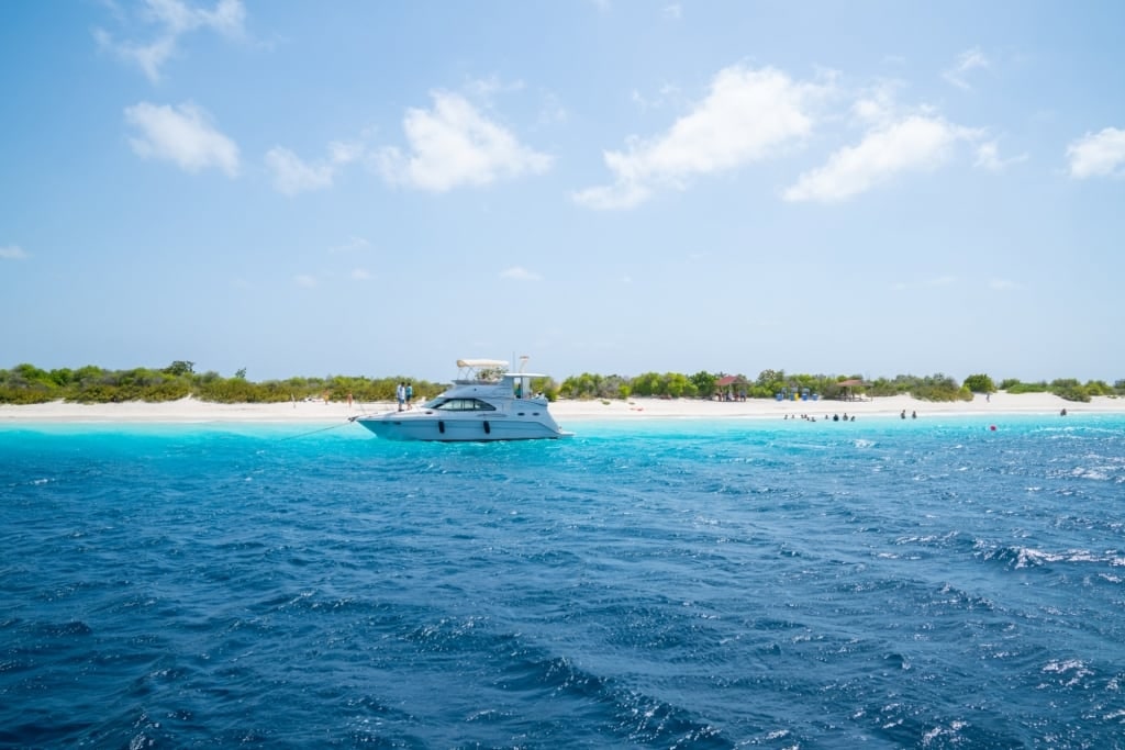 White sand beach in Bonaire