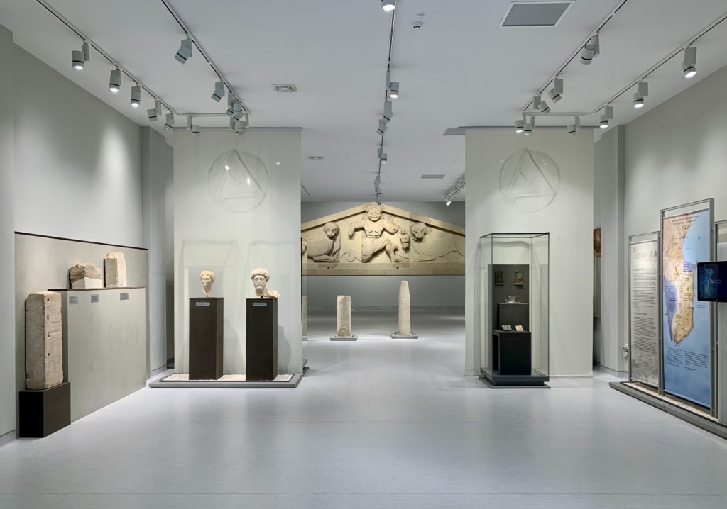 View inside the Archaeological Museum of Corfu