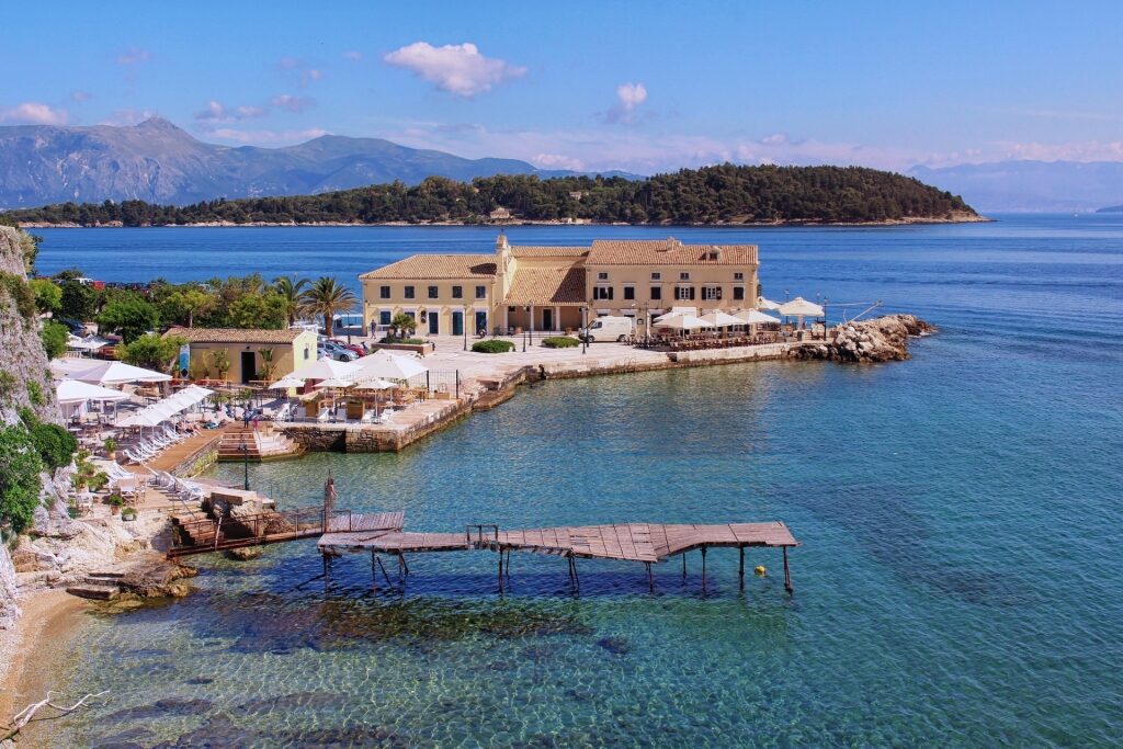 Aerial view of Faliraki Beach