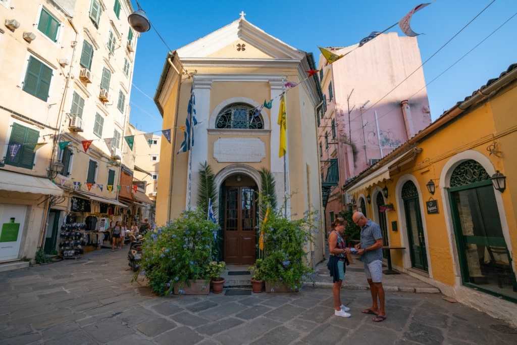 Street view of the Old Jewish Quarter