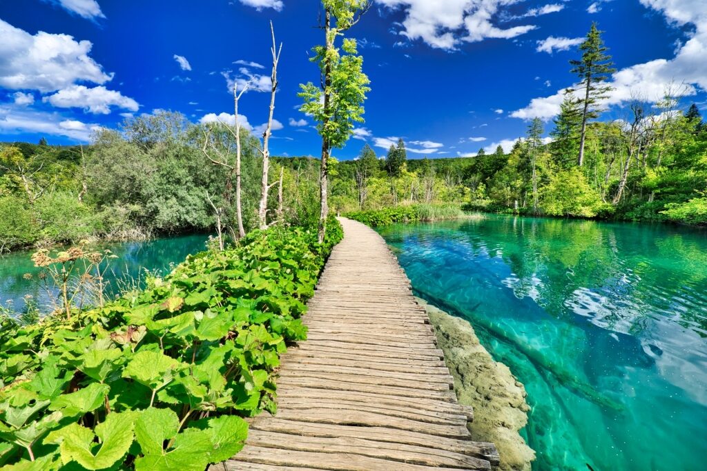 Gradinsko lake in Plitvice Lakes National Park