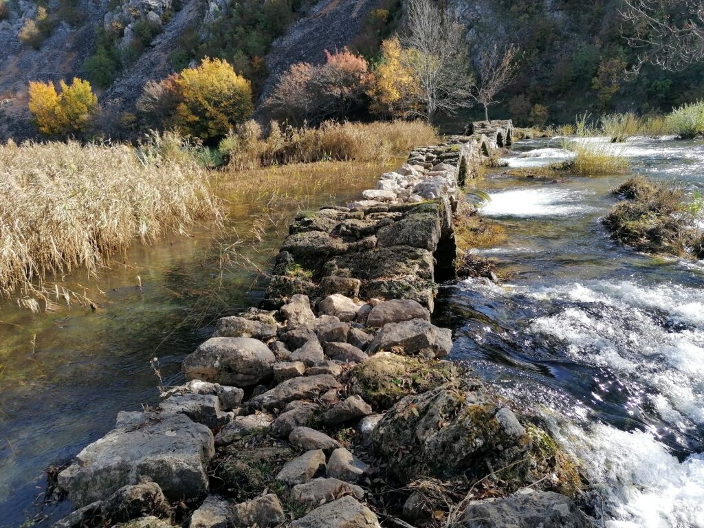 Bridge near Krupa Waterfall, near Zadar