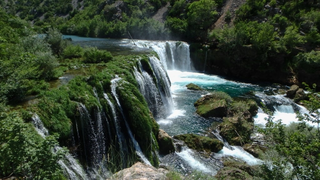 Rocky landscape of Veliki Buk, Velebit Nature Park