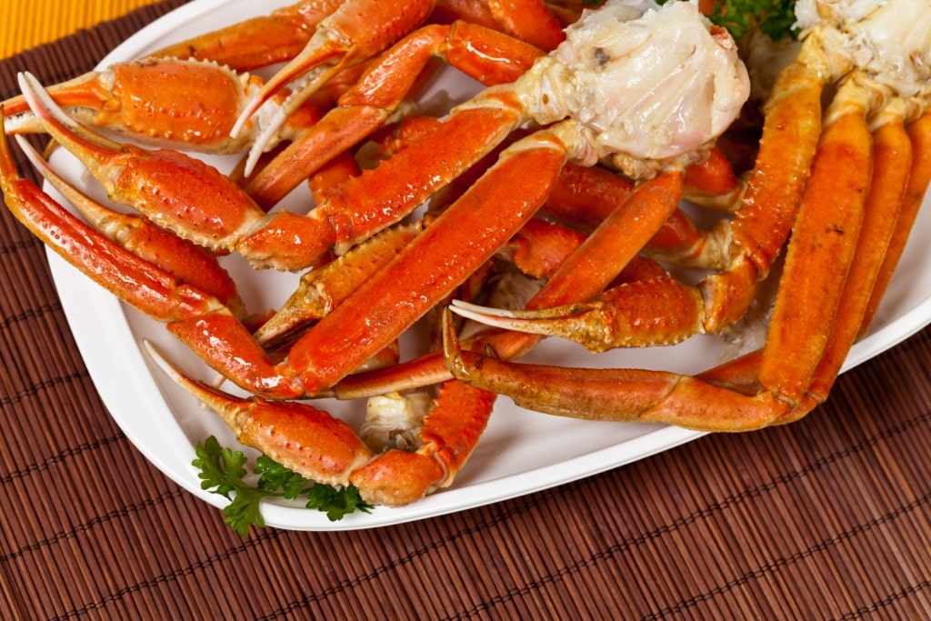 Plate of Crab legs