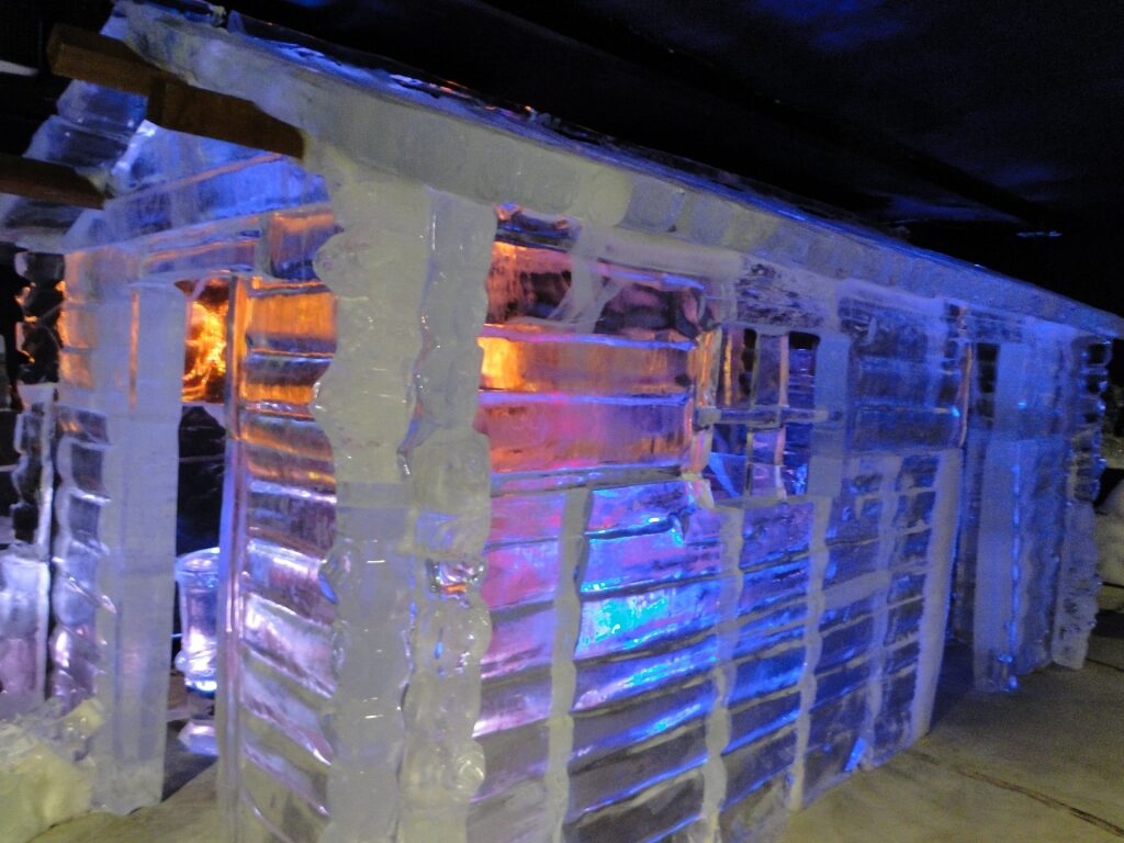 Inside the Fairbanks Ice Museum