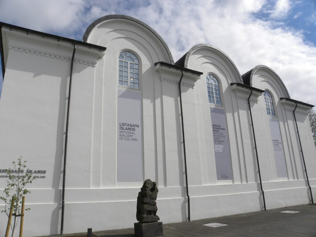 Facade of National Gallery of Iceland