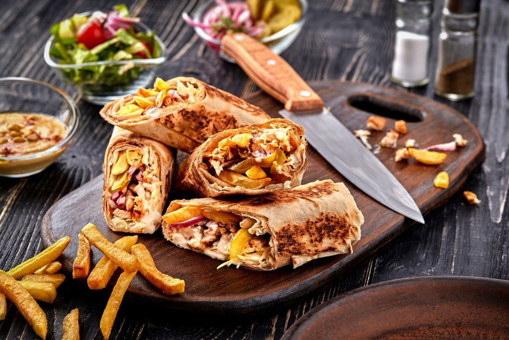 Plate of Shawarma