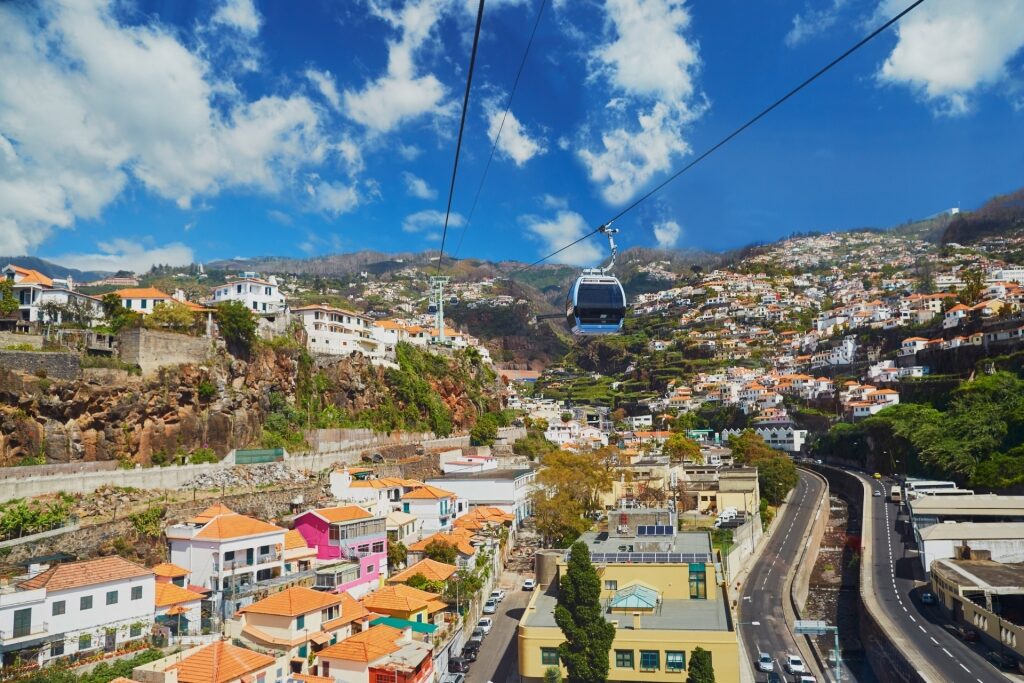 View from Funchal's cable car