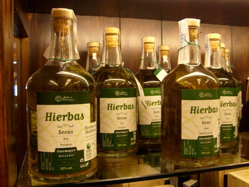Bottles of Hierbas