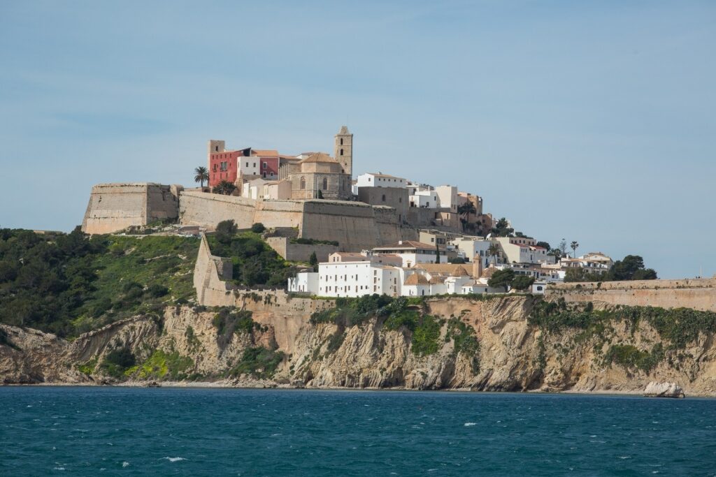 Castle of Ibiza in Old Town of Ibiza