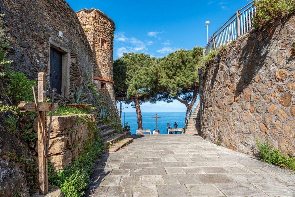 View from Riomaggiore Castle