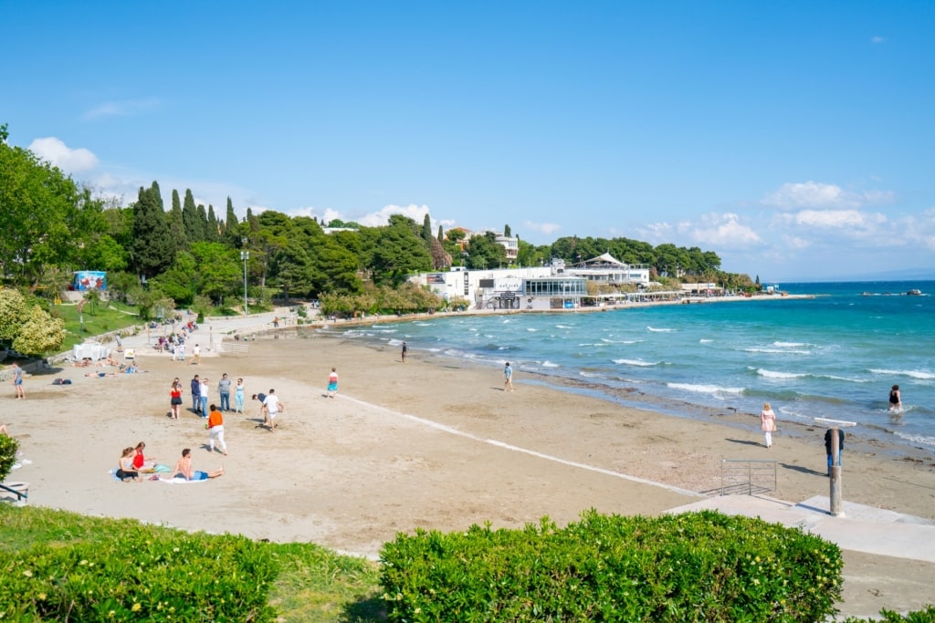 Bacvice Beach, one of the best Split beaches