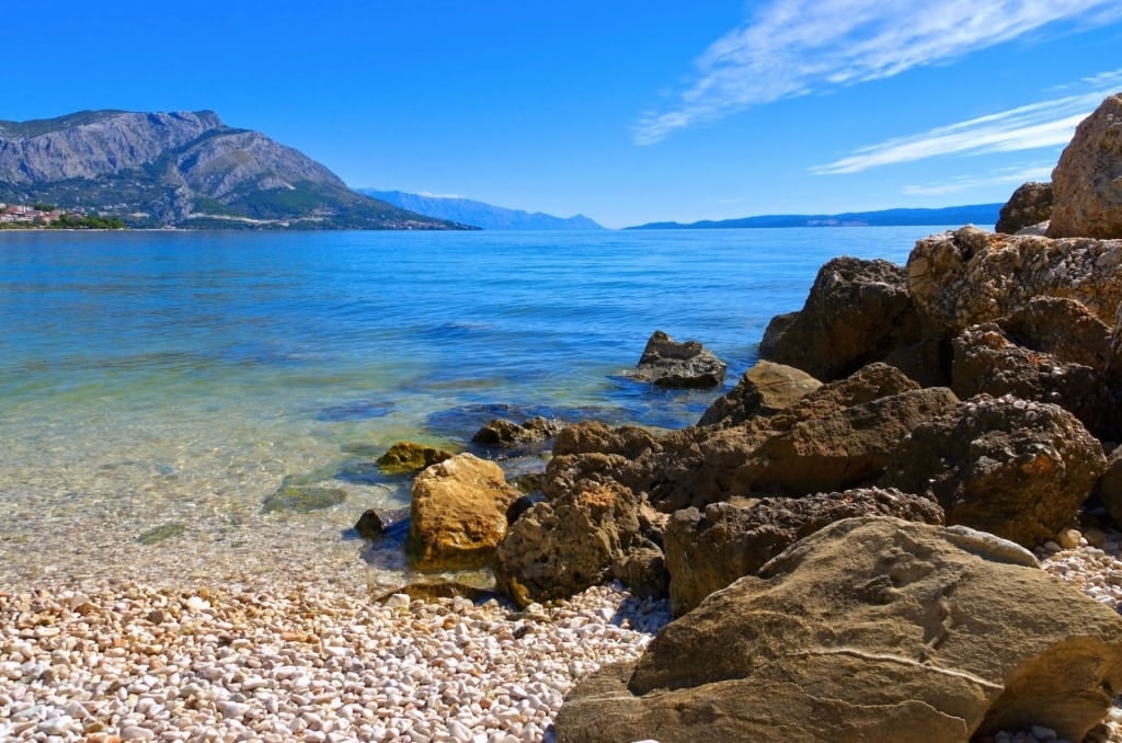 Pebbly beach of Dugi Rat