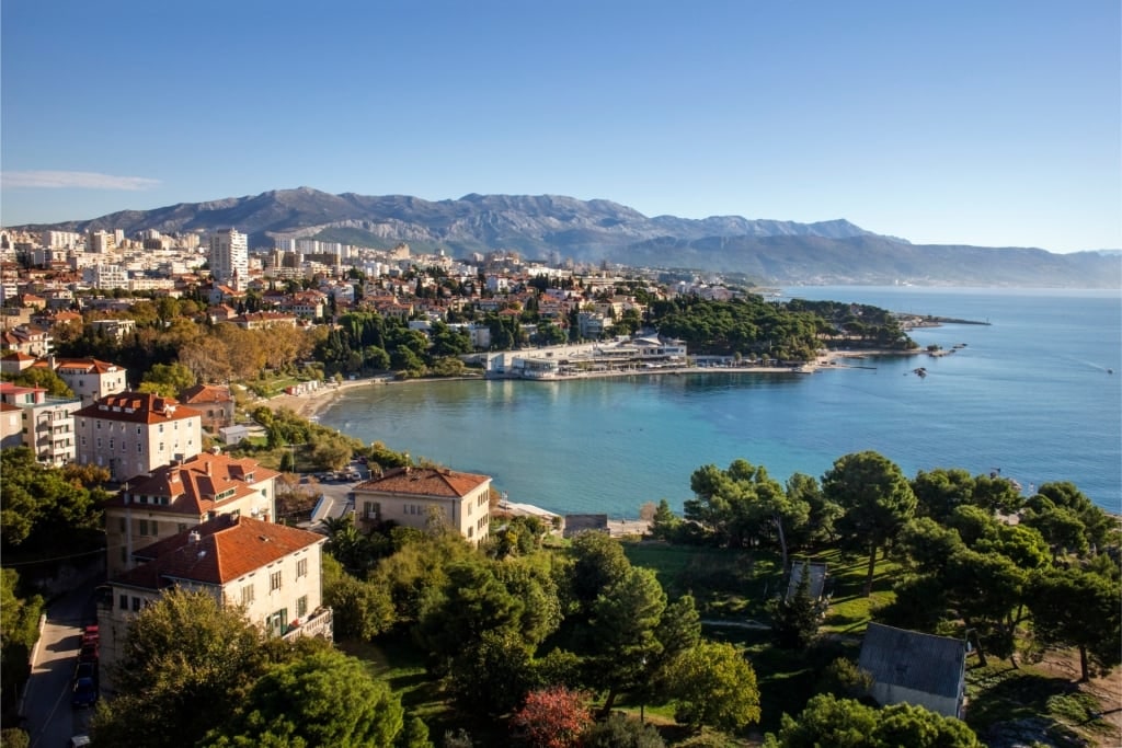 Pretty shoreline of Split