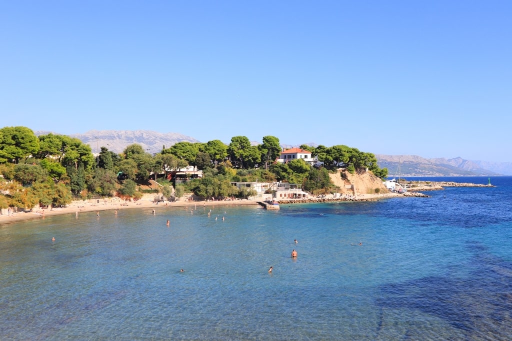 Clear waters of Firule Beach