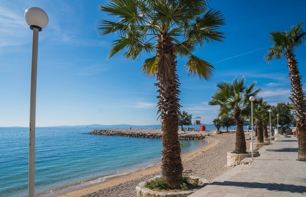 Promenade along Kasjuni Beach