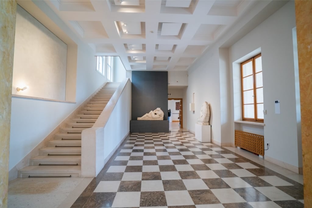 View inside the Meštrović Gallery
