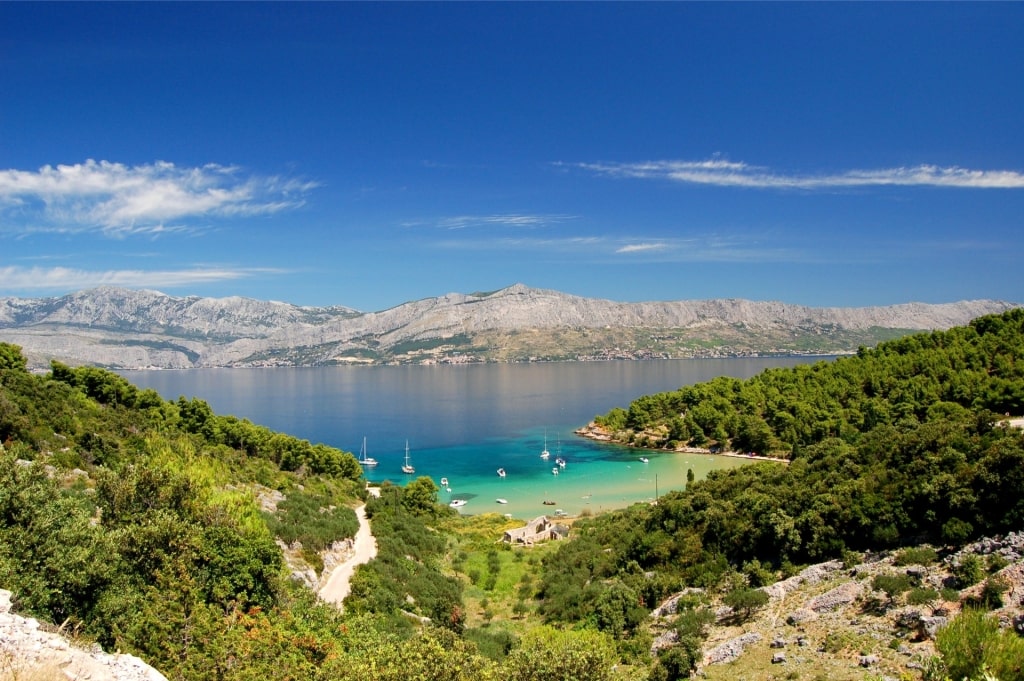 Lovrečina Beach, Brač Island, one of the best Split beaches