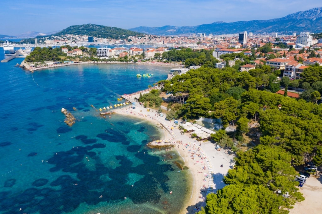 White sand beach of Ovcice Beach