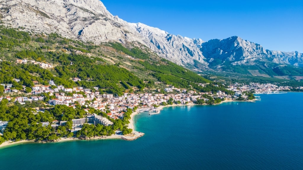 Quaint town of Brela