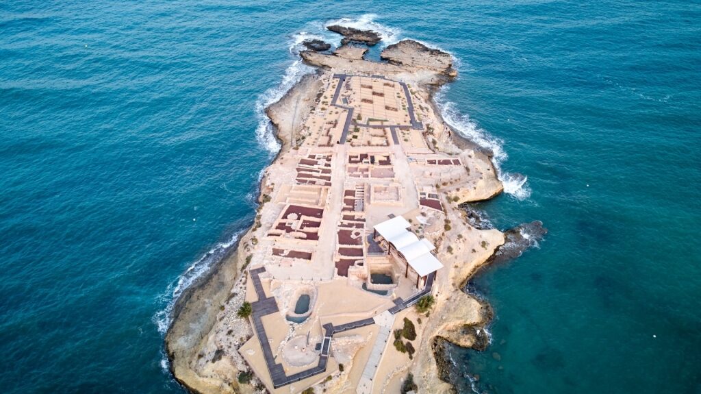Aerial view of Illeta dels Banyets
