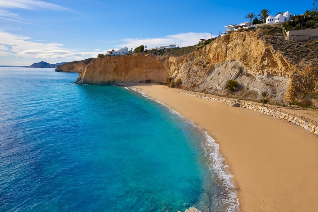 Golden sands of Playa del Bol Nou