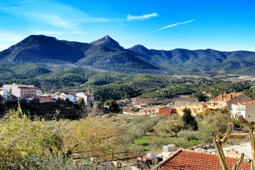 Beautiful landscape of Sierra del Maigmó