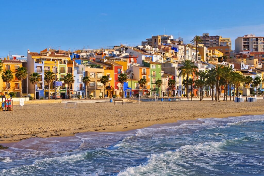 Colorful waterfront of Villajoyosa