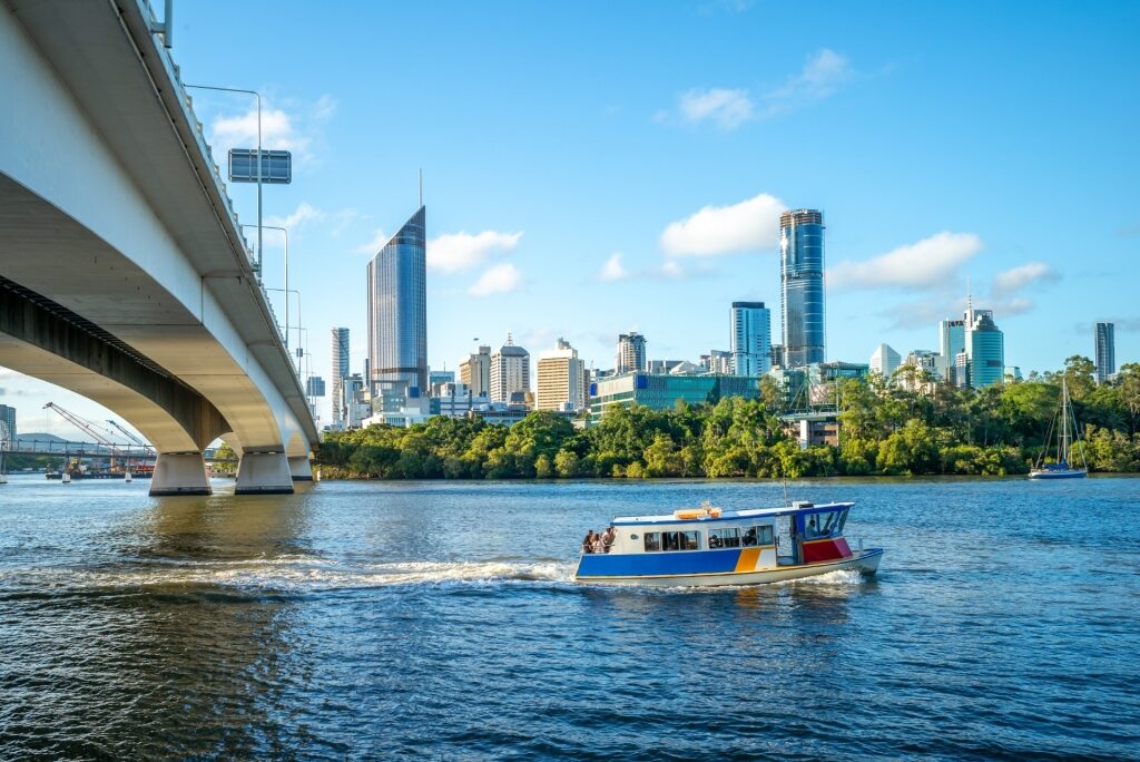 Cruising in Brisbane River