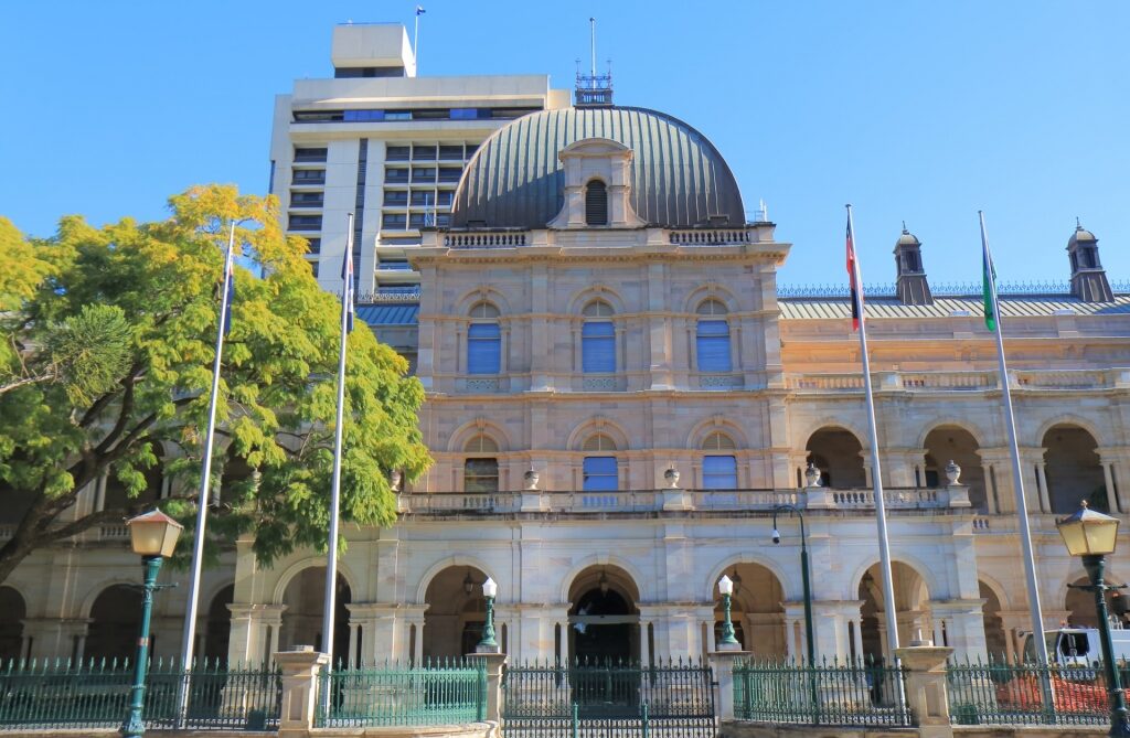 Exterior of Queensland Parliament House