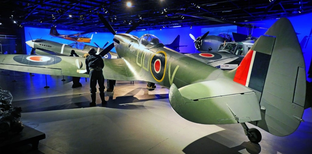 View inside the Airforce Museum