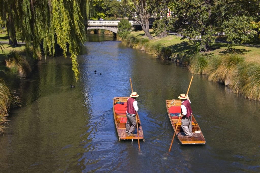 Punting trip along Avon River