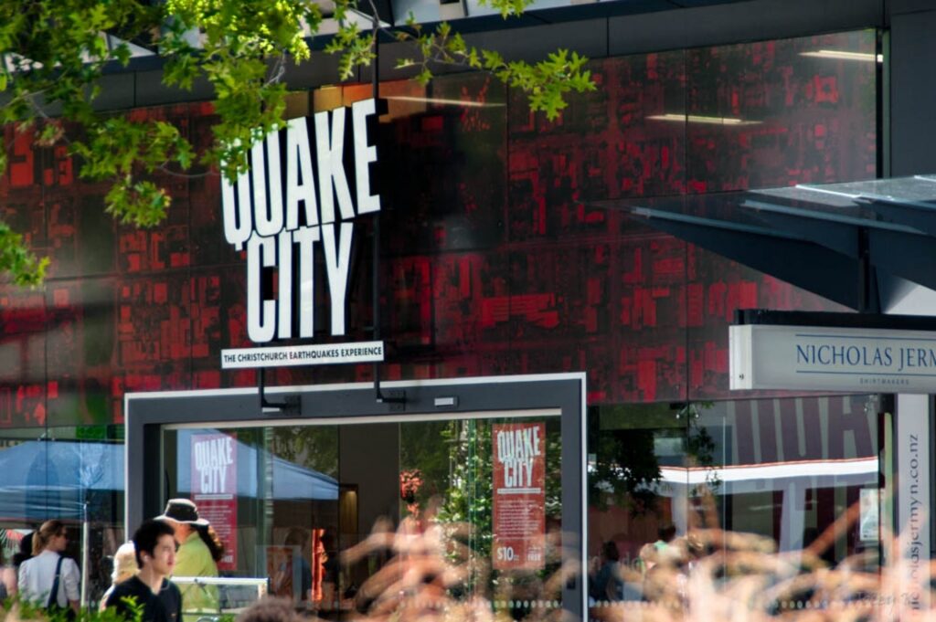 View of Quake City