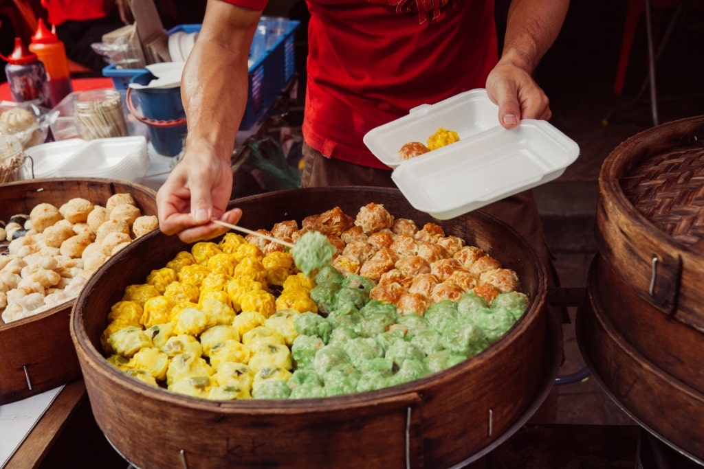 Try Kuih angku, one of the best things to do in Kuala Lumpur