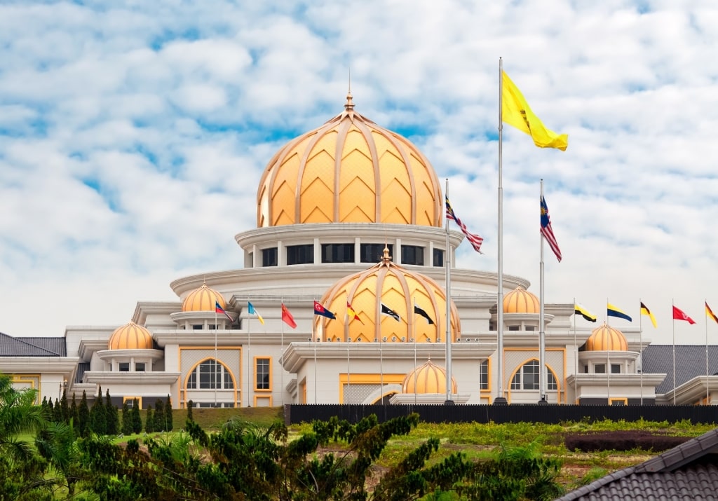 Impressive exterior of the National Palace