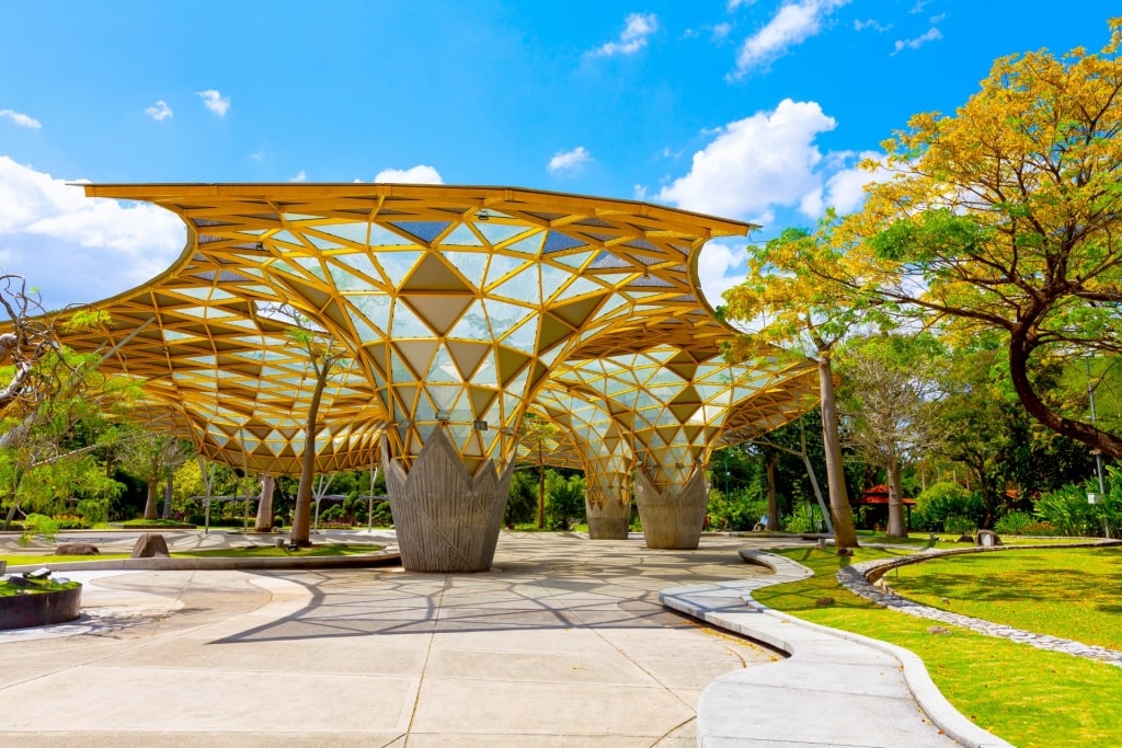 Lush landscape of Perdana Botanical Garden