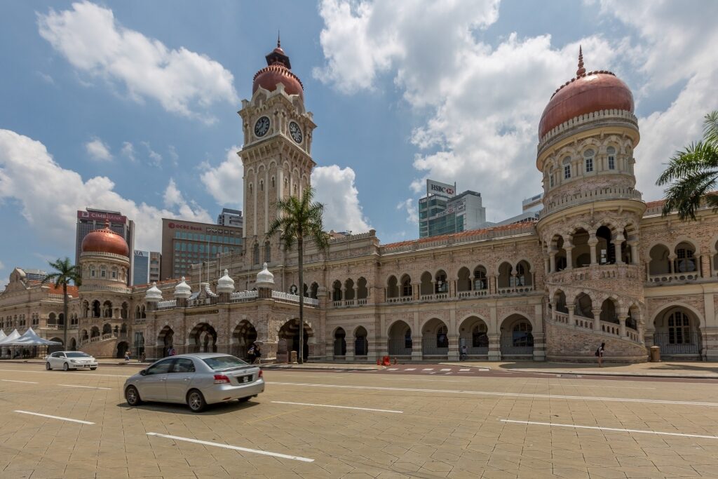 Street view of Sultan Abdul Samad Building