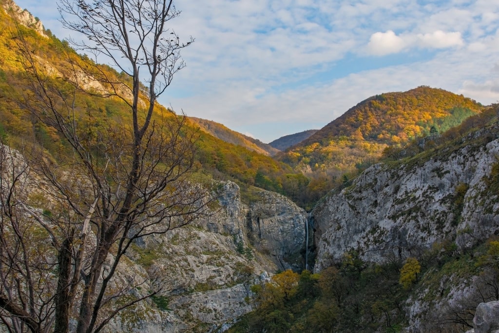 Landscape of Val Rosandra Nature Reserve