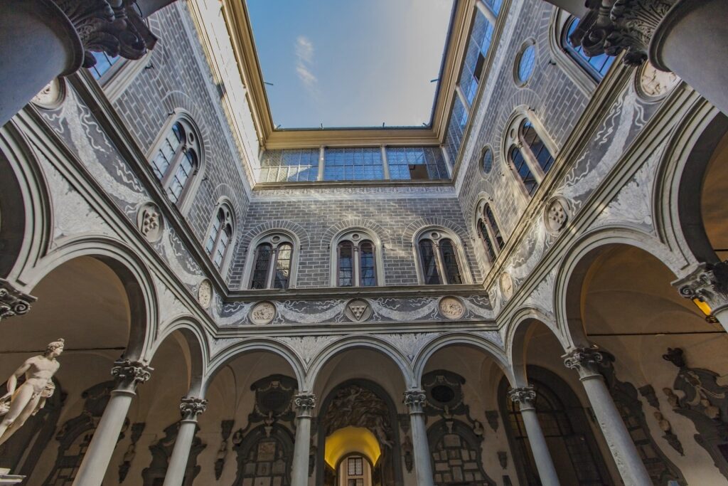 Elegant exterior of Palazzo Medici Riccardi