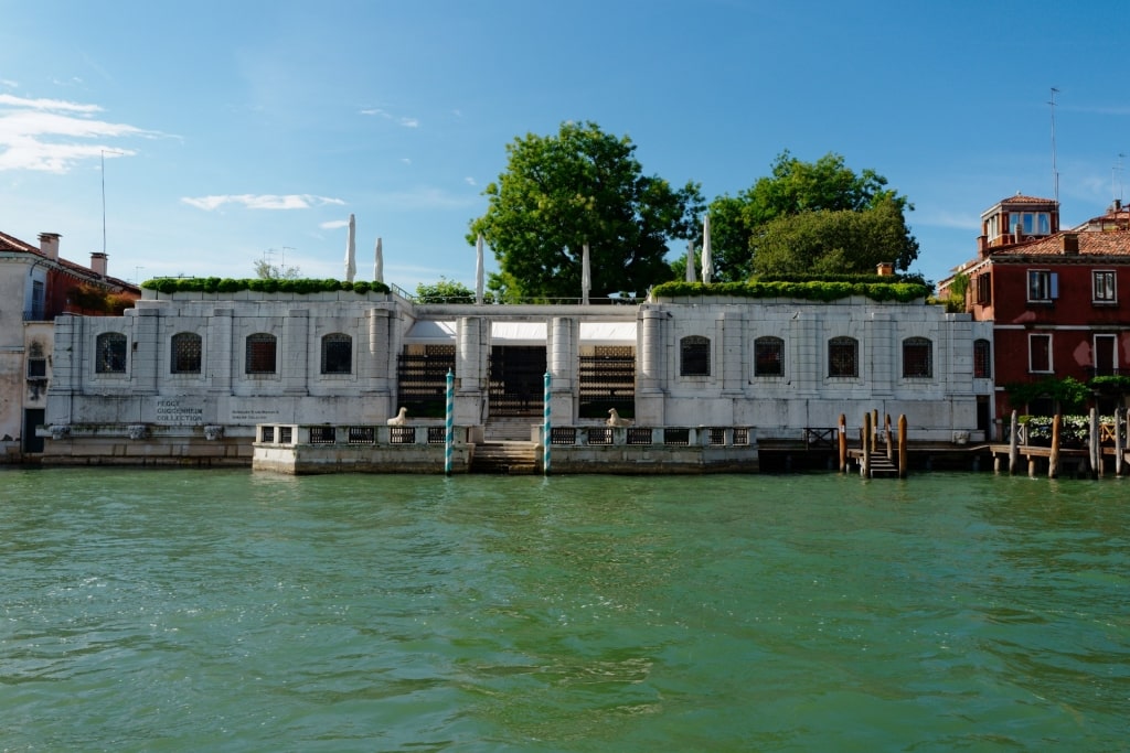 View of Peggy Guggenheim Collection, Venice from the water