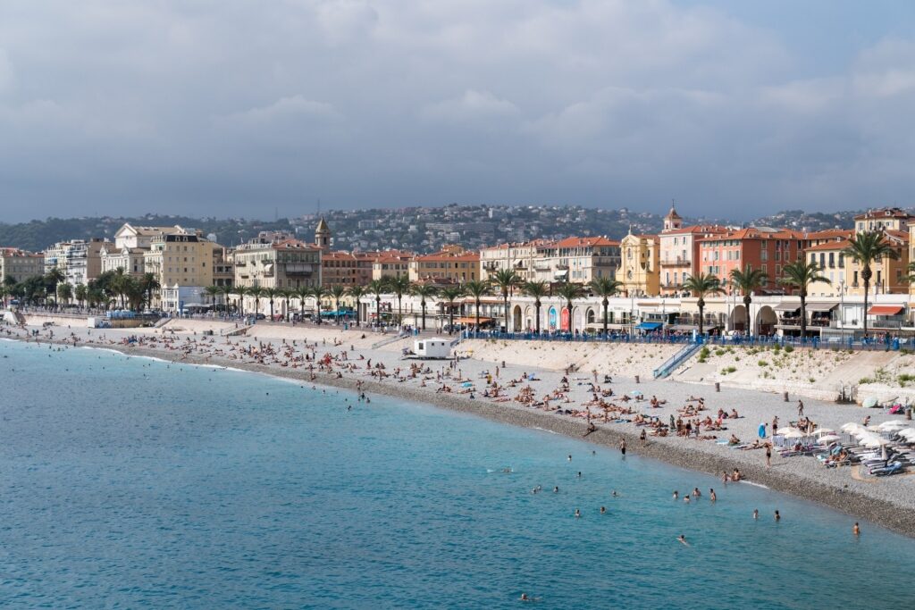 Plage du Centenaire, one of the best beaches in Nice