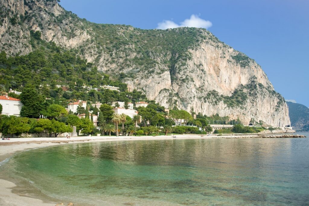 Clear water of Plage Petite Afrique, Beaulieu-sur-Mer