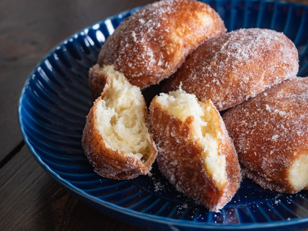 Plate of malasadas