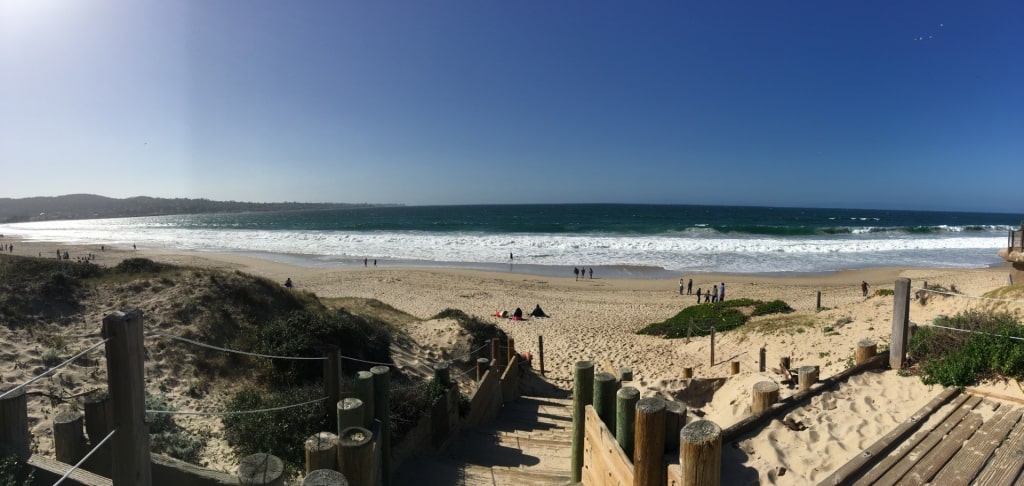 Stretch of sands of Monterey State Beach