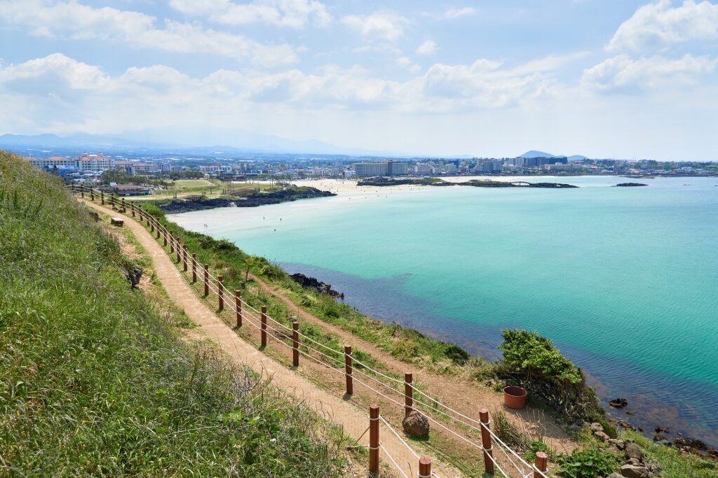 View of Jeju Olle (Coastal) Trail