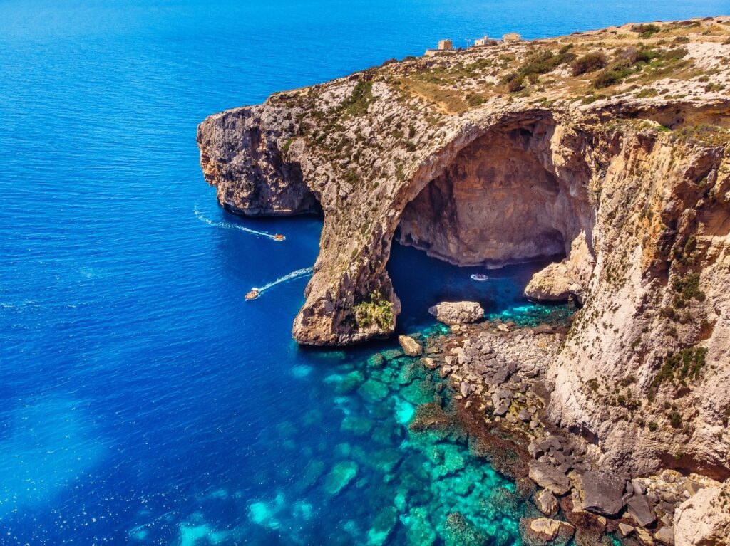 Blue Grotto, one of the best caves in the world